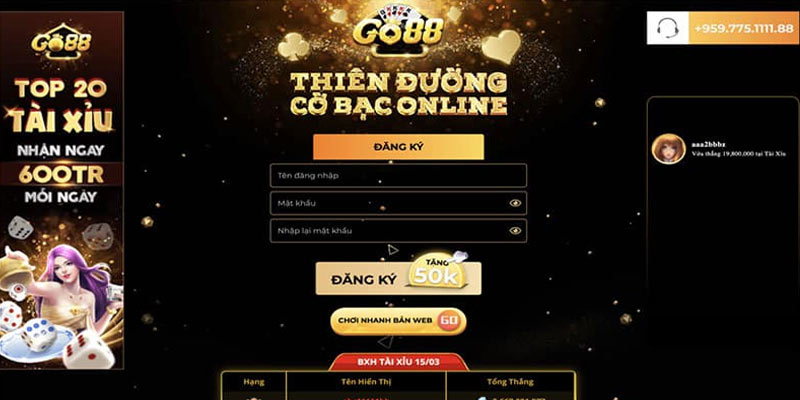 Hướng dẫn đăng ký cổng game GO88 chuẩn xác nhất